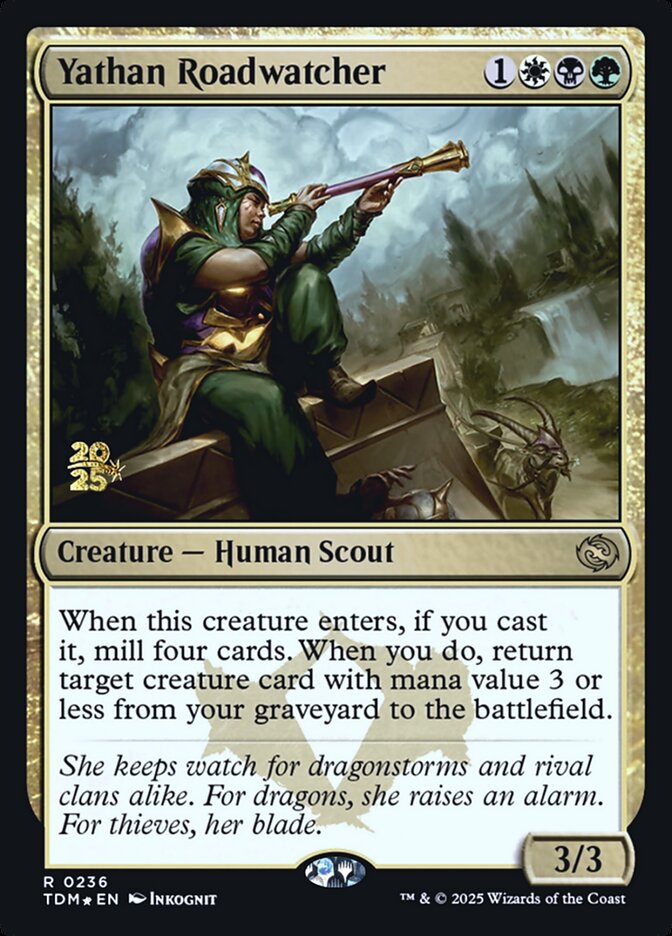 Yathan Roadwatcher (236s) - Tarkir: Dragonstorm Promos (PTDM)