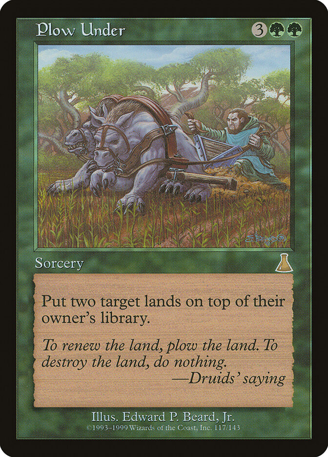 Plow Under (117) - Urza's Destiny (UDS)