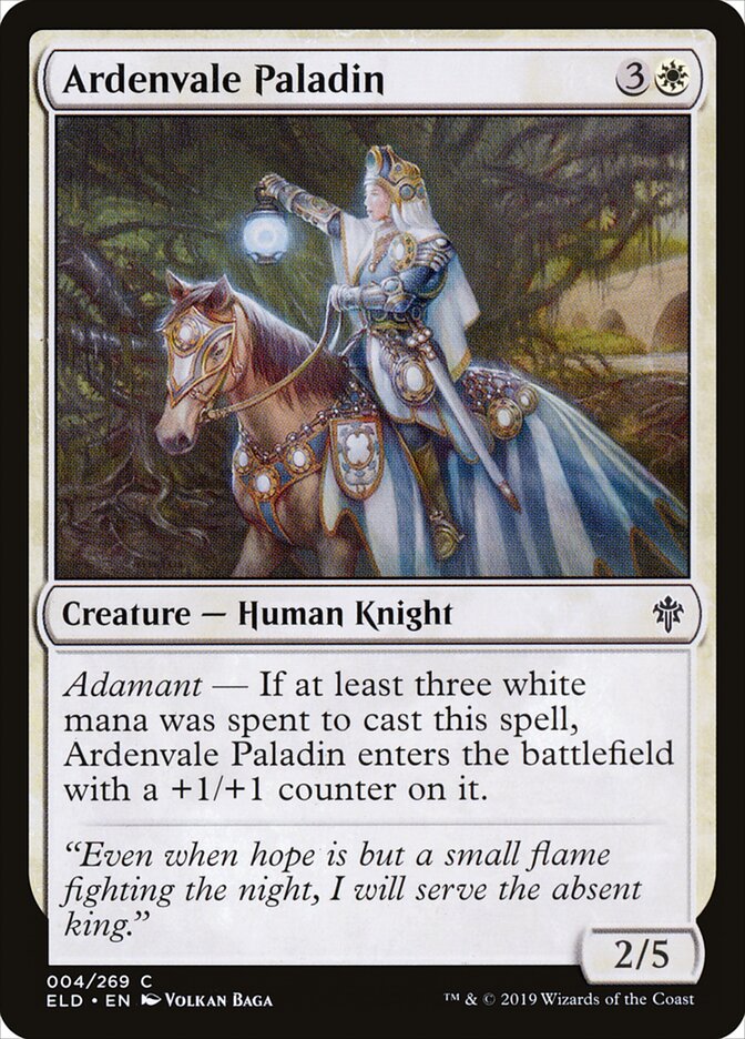 Ardenvale Paladin (4) - Throne of Eldraine (ELD)