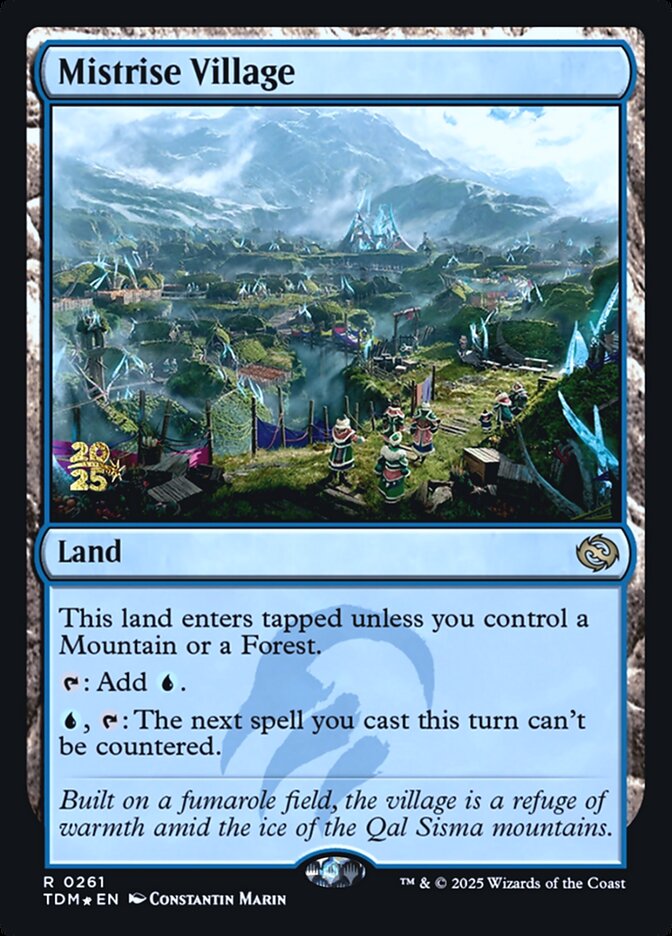 Mistrise Village (261s) - Tarkir: Dragonstorm Promos (PTDM)