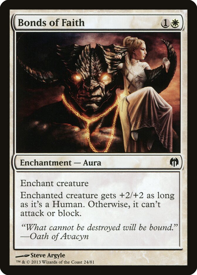Bonds of Faith (24) - Duel Decks: Heroes vs. Monsters (DDL)
