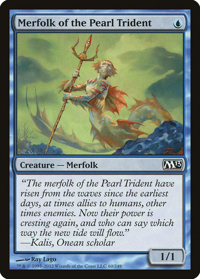 Merfolk of the Pearl Trident (60) - Magic 2013 (M13)