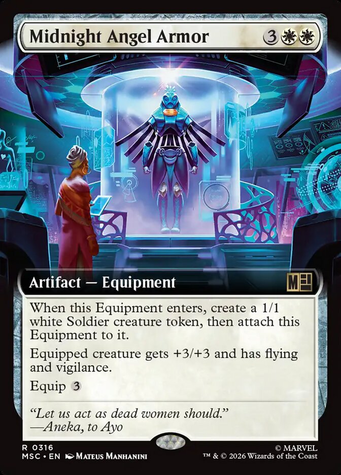 Midnight Angel Armor (316) - Marvel Super Heroes Commander (MSC)