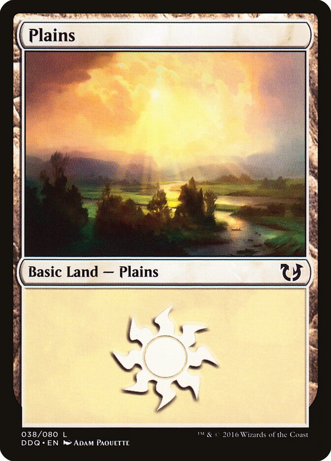Plains (38) - Duel Decks: Blessed vs. Cursed (DDQ)
