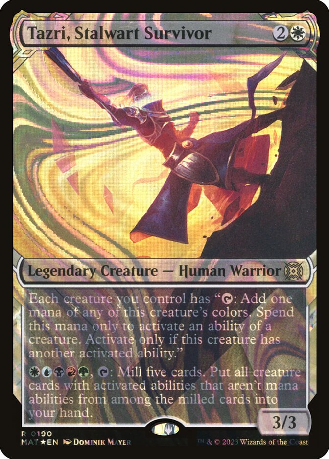 Tazri, Stalwart Survivor (190) - March of the Machine: The Aftermath (MAT)