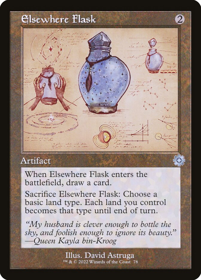 Elsewhere Flask (78) - The Brothers' War Retro Artifacts (BRR)