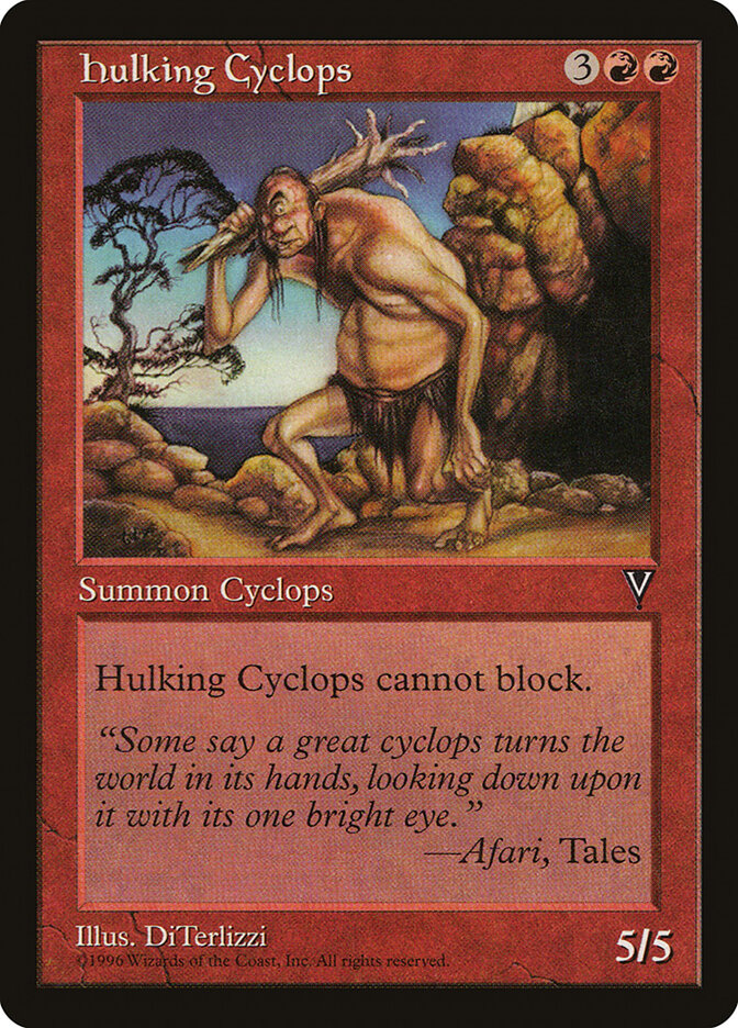 Hulking Cyclops (84) - Visions (VIS)