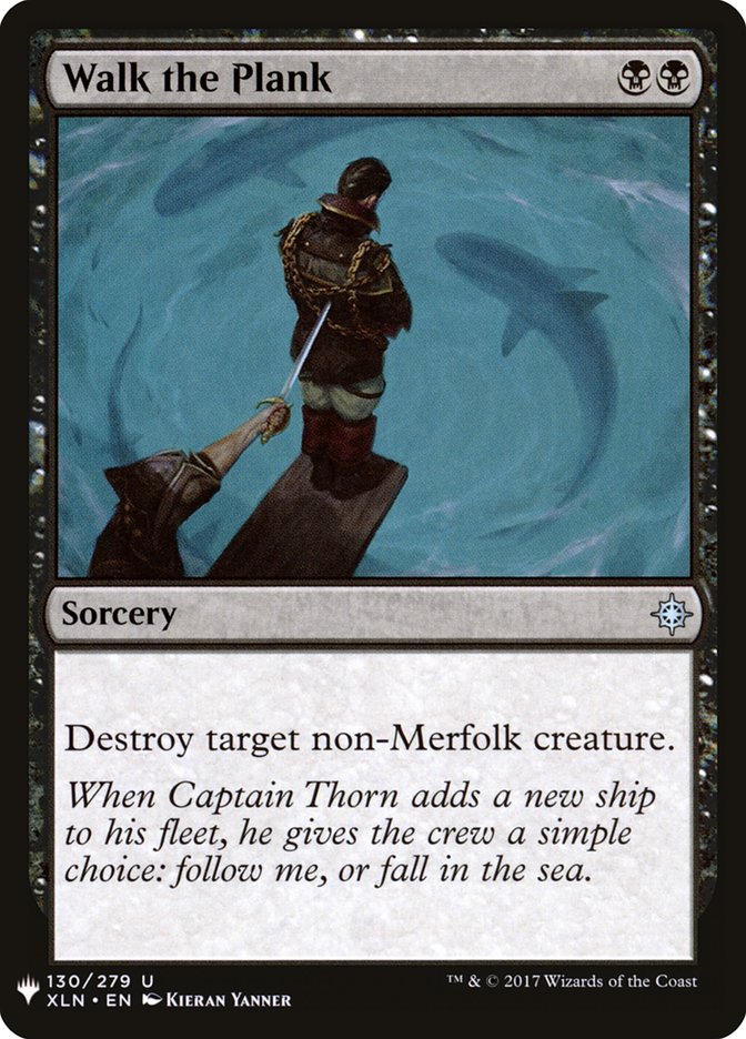 Walk the Plank - The List (PLST)