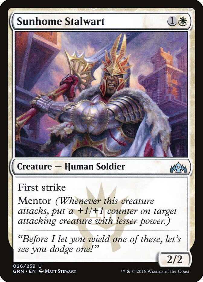 Sunhome Stalwart (26) - Guilds of Ravnica (GRN)