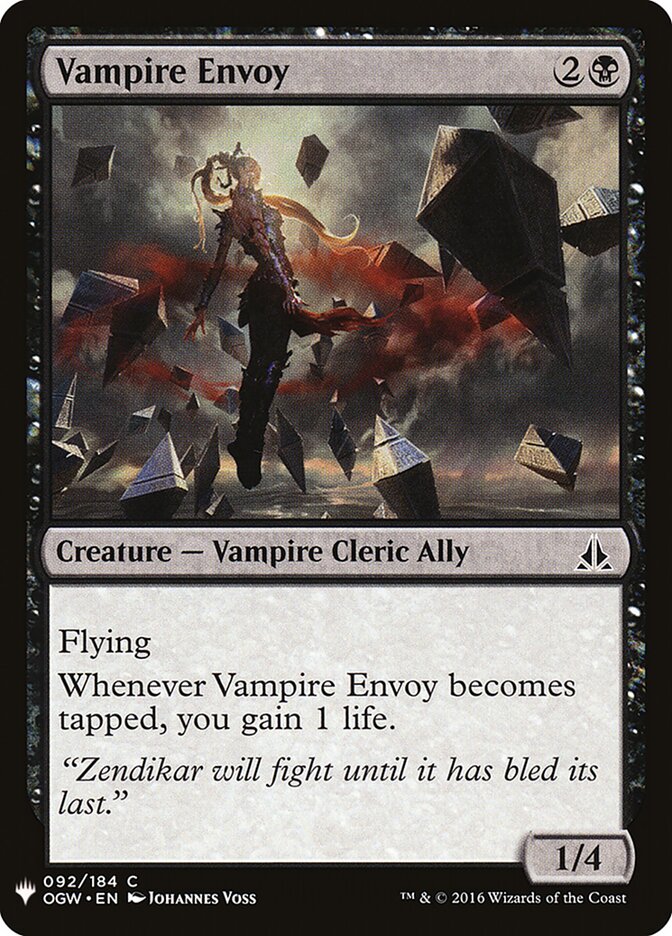 Vampire Envoy (OGW-92) - The List (PLST)