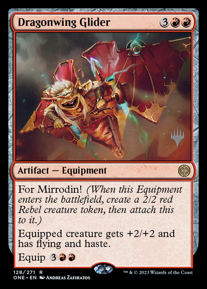 Dragonwing Glider (128p) - Phyrexia: All Will Be One Promos (PONE)