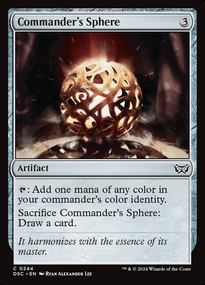 Commander's Sphere (244) - Duskmourn: House of Horror Commander (DSC)