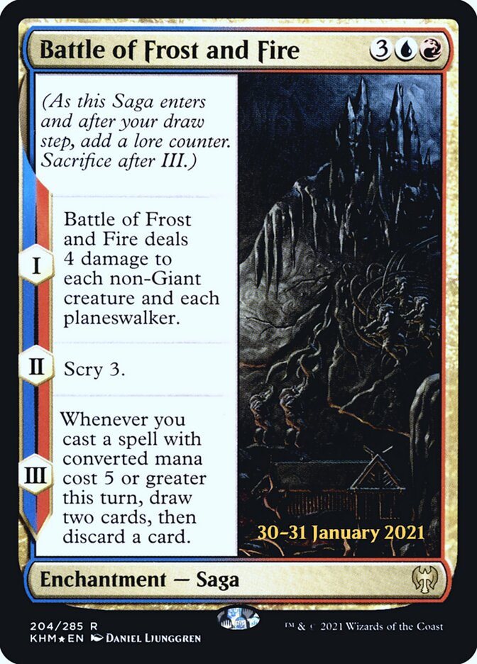 Battle of Frost and Fire (204s) - Kaldheim Promos (PKHM)