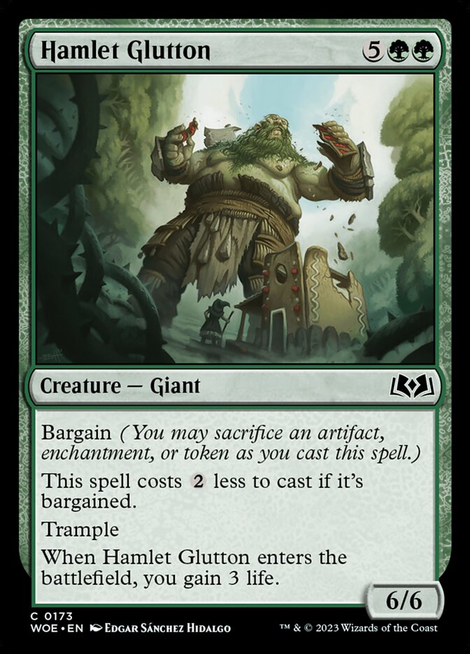 Hamlet Glutton (173) - Wilds of Eldraine (WOE)