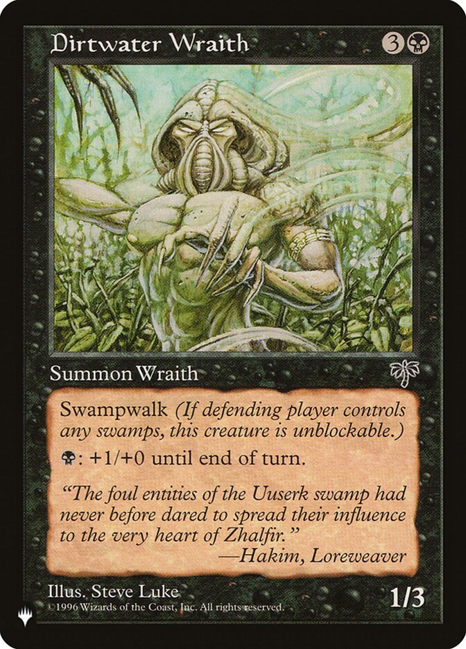 Dirtwater Wraith (MIR-117) - The List (PLST)
