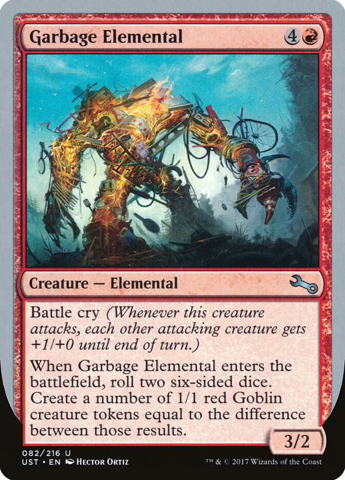 Garbage Elemental (82c) - Unstable (UST)