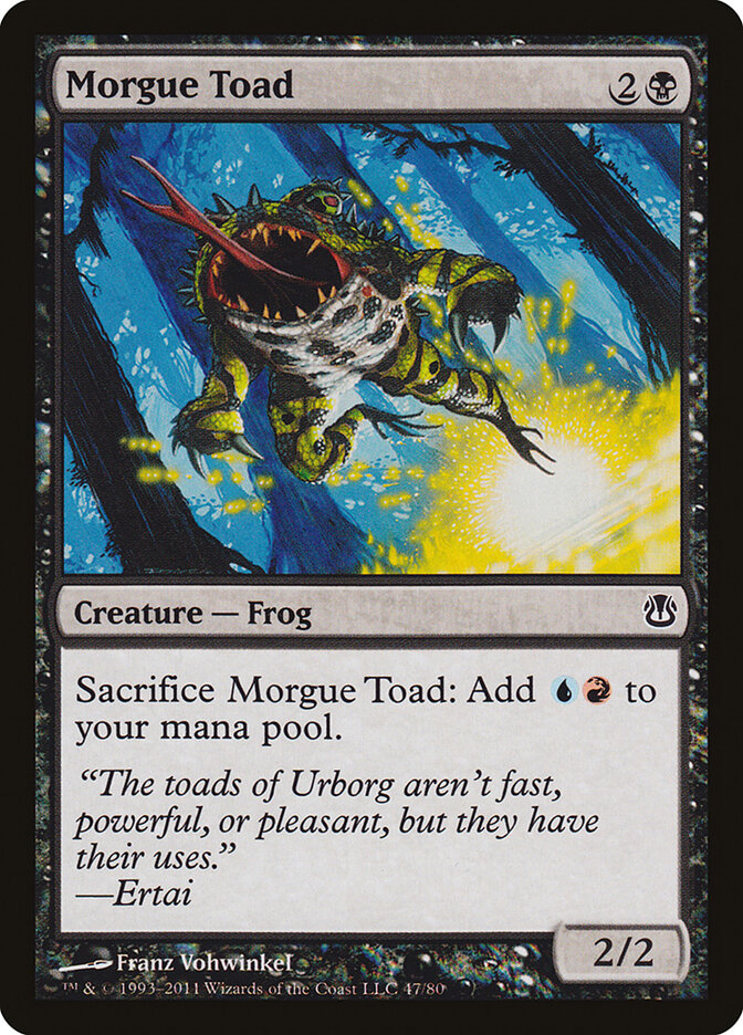 Morgue Toad (47) - Duel Decks: Ajani vs. Nicol Bolas (DDH)