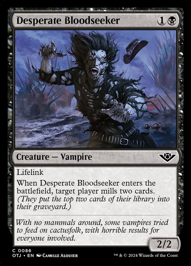 Desperate Bloodseeker (86) - Outlaws of Thunder Junction (OTJ)