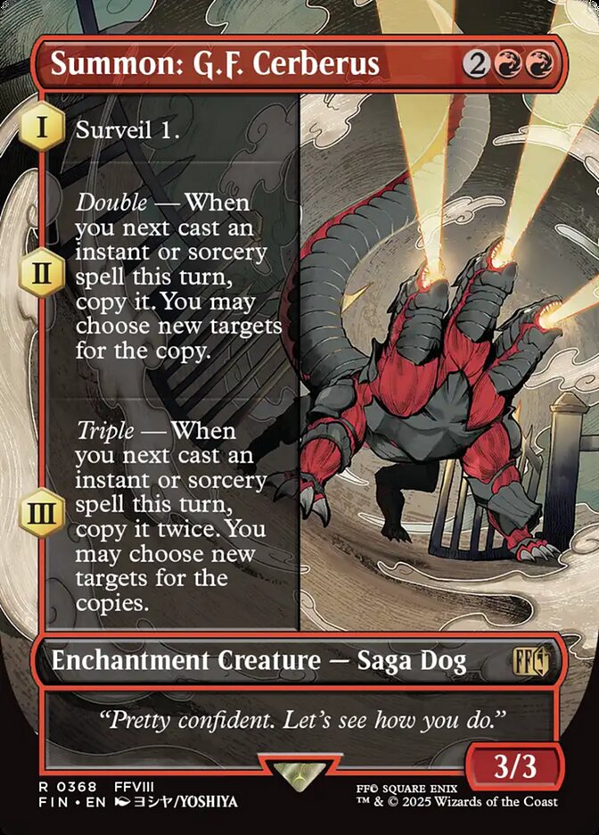 Summon: G.F. Cerberus (368) - Final Fantasy (FIN)