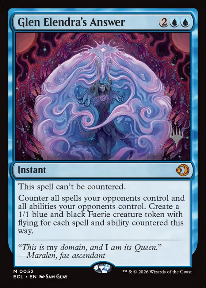 Glen Elendra's Answer (52p) - Lorwyn Eclipsed Promos (PECL)