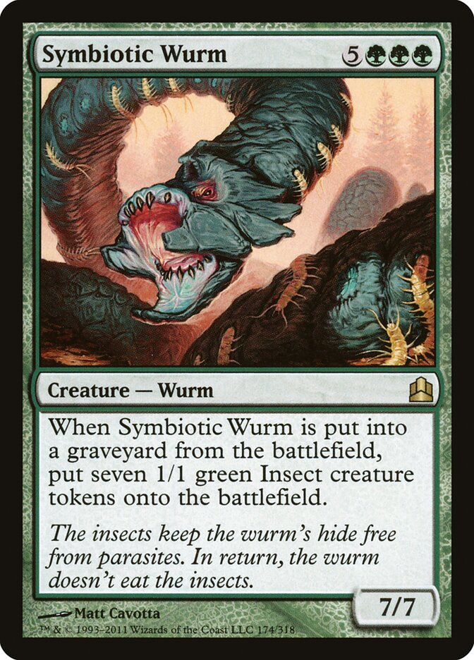 Symbiotic Wurm (174) - Commander 2011 (CMD)