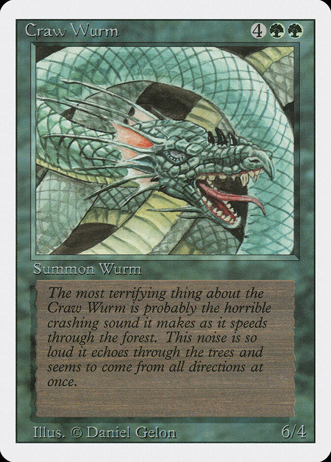 Craw Wurm (190) - Revised Edition (3ED)
