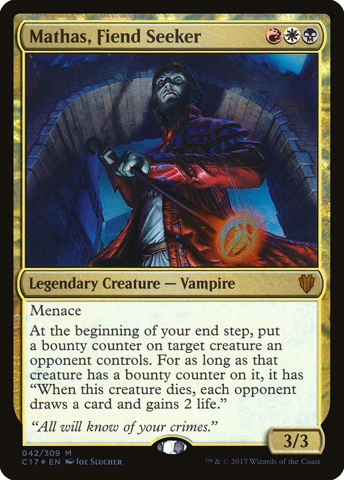 Mathas, Fiend Seeker (42) - Commander 2017 (C17)