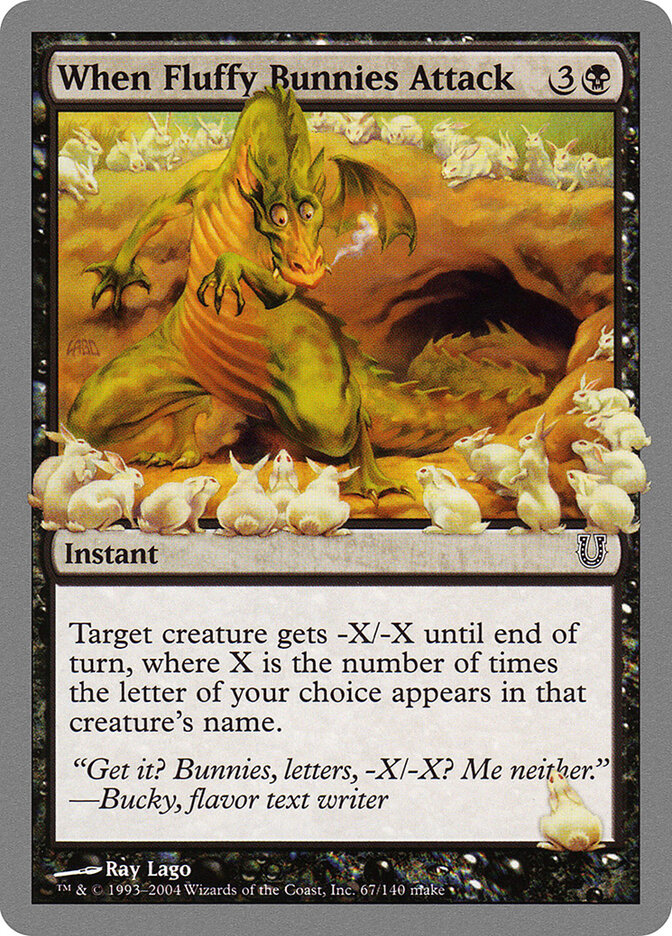 When Fluffy Bunnies Attack (67) - Unhinged (UNH)
