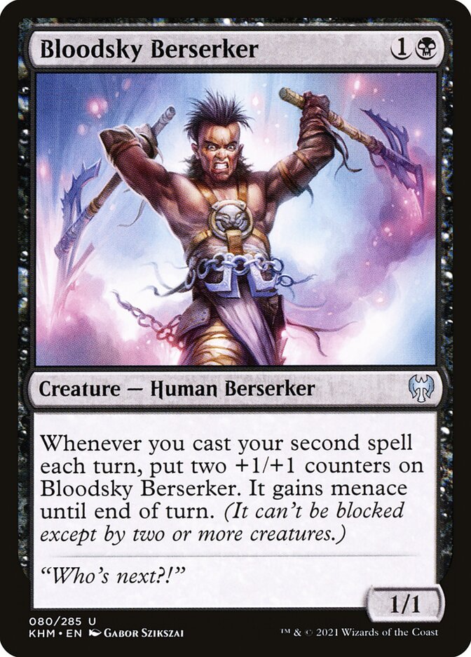 Bloodsky Berserker (80) - Kaldheim (KHM)