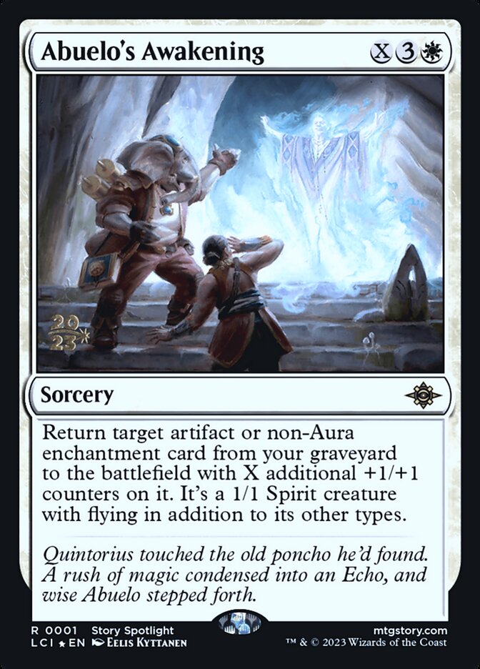 Abuelo's Awakening (1s) - The Lost Caverns of Ixalan Promos (PLCI)