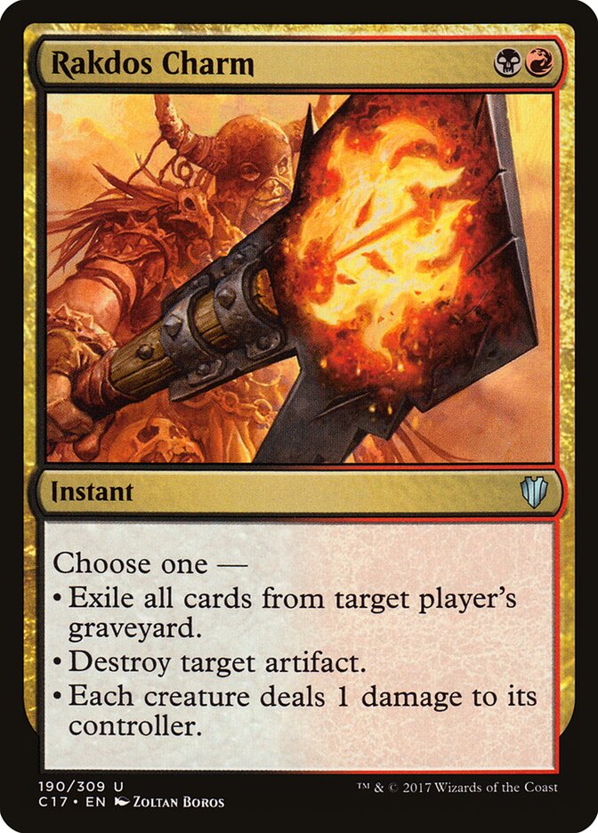 Rakdos Charm (190) - Commander 2017 (C17)