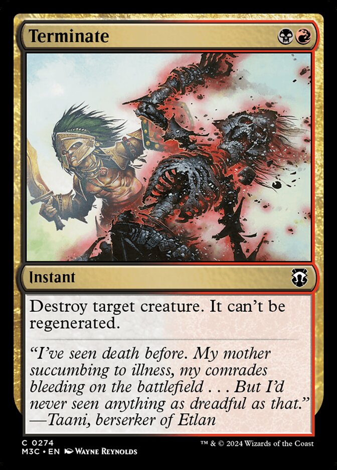 Terminate (274) - Modern Horizons 3 Commander (M3C)