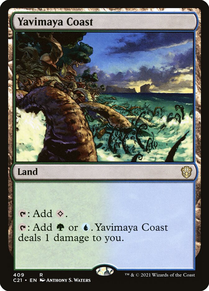 Yavimaya Coast (409) - Commander 2021 (C21)
