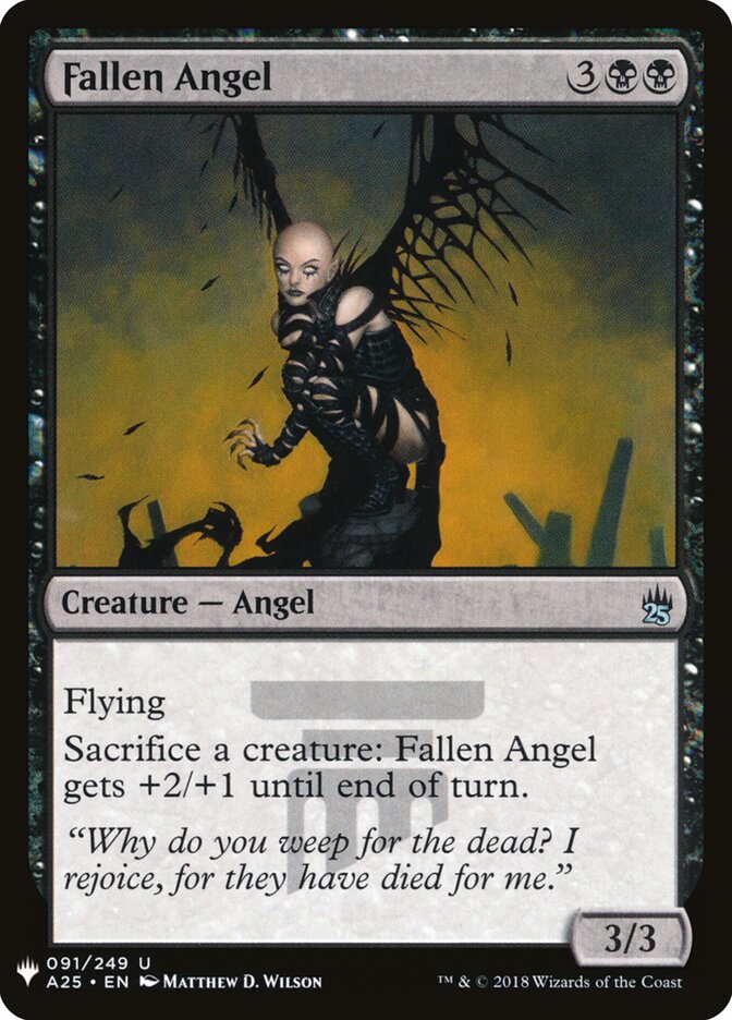 Fallen Angel (A25-91) - The List (PLST)