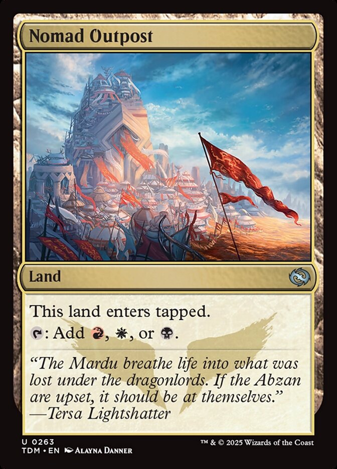 Nomad Outpost (263) - Tarkir: Dragonstorm (TDM)