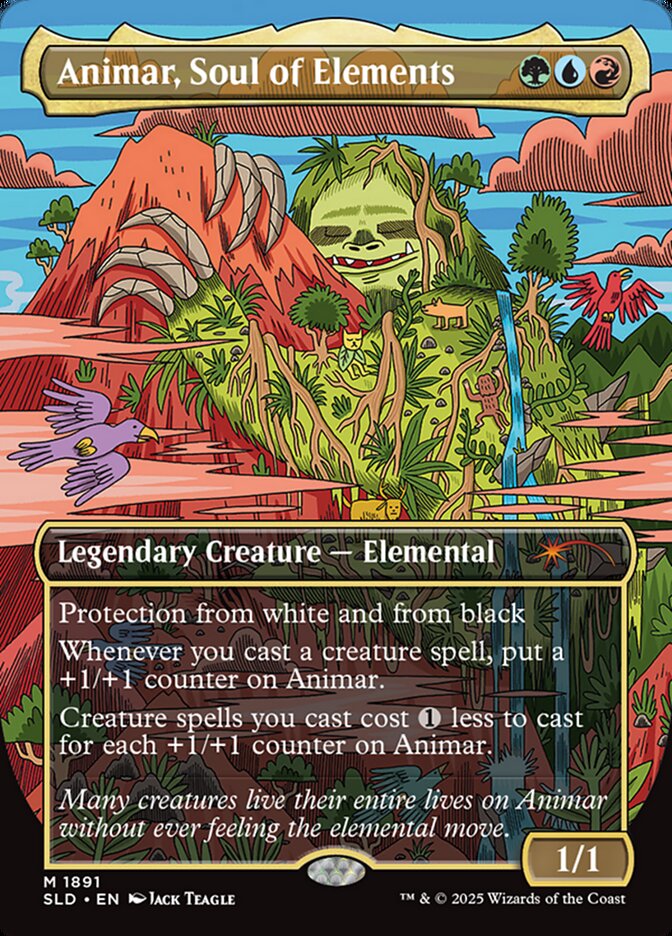 Animar, Soul of Elements (1891) - Secret Lair Drop (SLD)