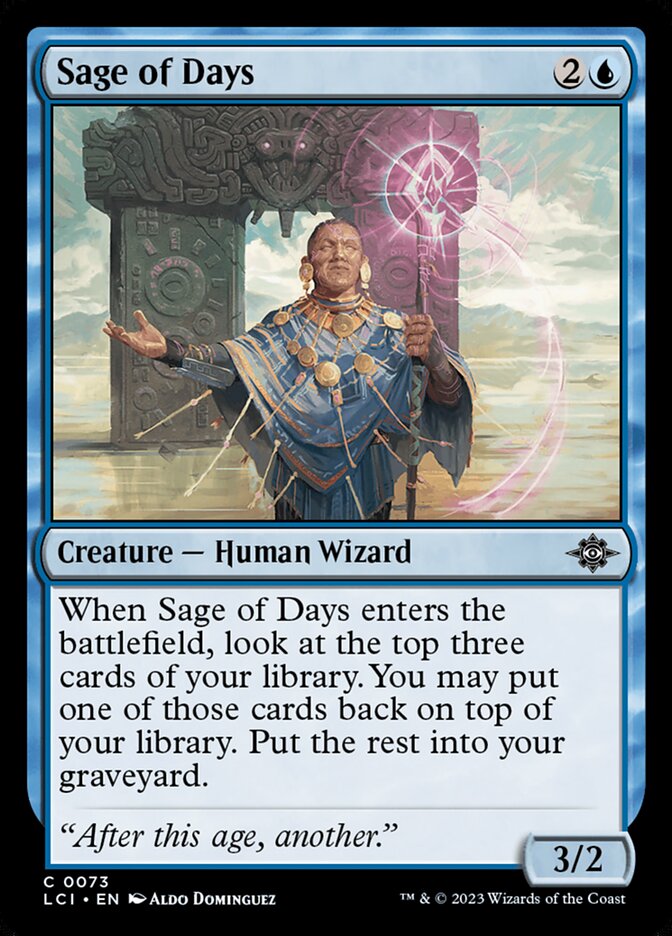 Sage of Days (73) - The Lost Caverns of Ixalan (LCI)