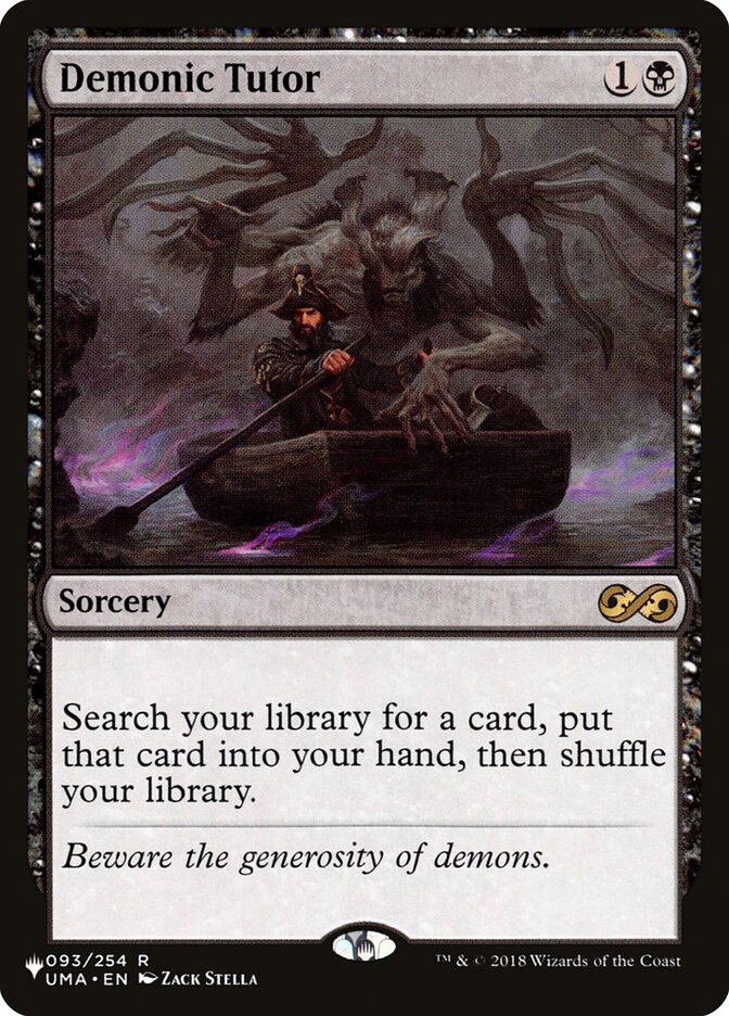 Demonic Tutor - The List (PLST)