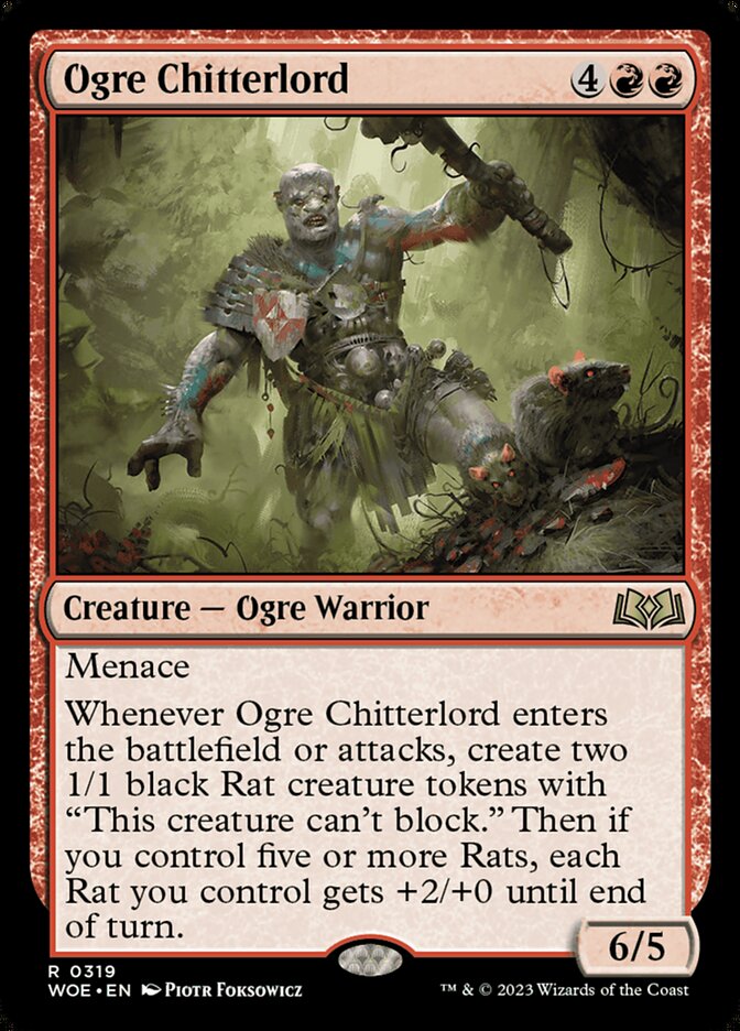Ogre Chitterlord (319) - Wilds of Eldraine (WOE)