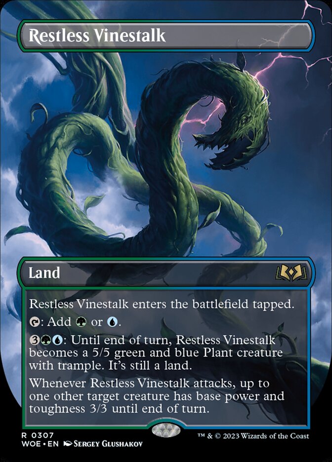Restless Vinestalk (307) - Wilds of Eldraine (WOE)