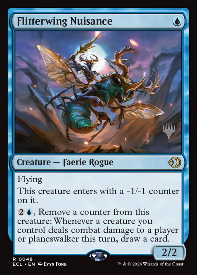 Flitterwing Nuisance (48p) - Lorwyn Eclipsed Promos (PECL)