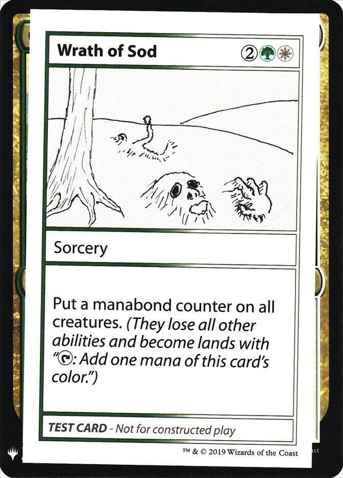 Wrath of Sod (103) - Mystery Booster Playtest Cards 2019 (CMB1)