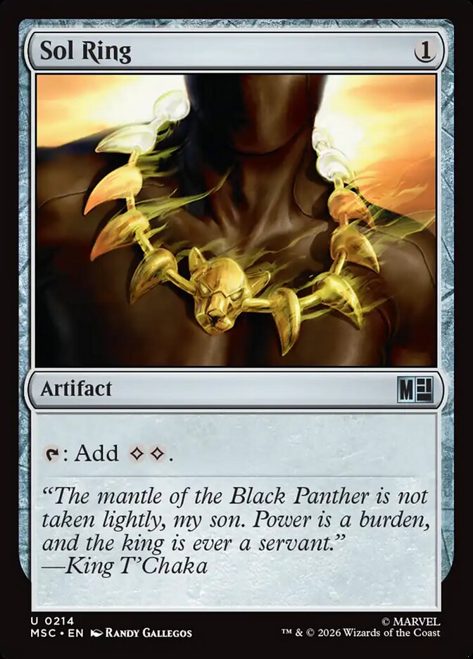 Sol Ring (214) - Marvel Super Heroes Commander (MSC)