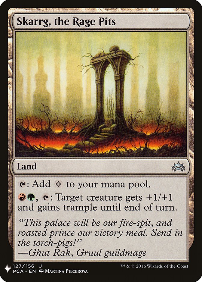 Skarrg, the Rage Pits - The List (PLST)