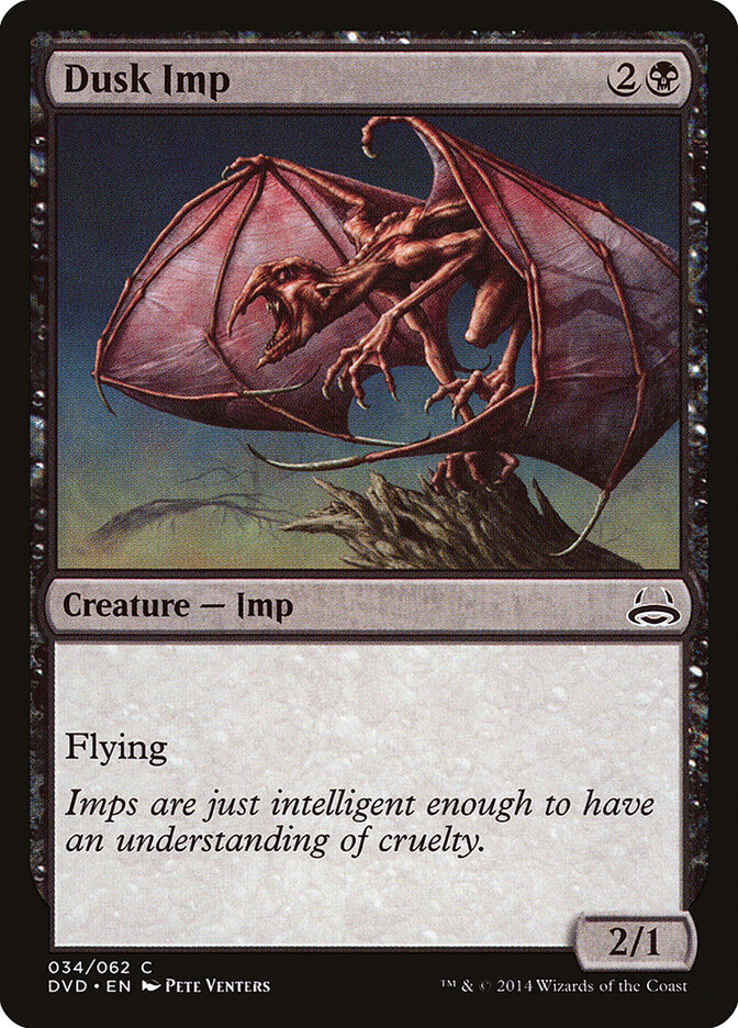 Dusk Imp (34) - Duel Decks Anthology: Divine vs. Demonic (DVD)