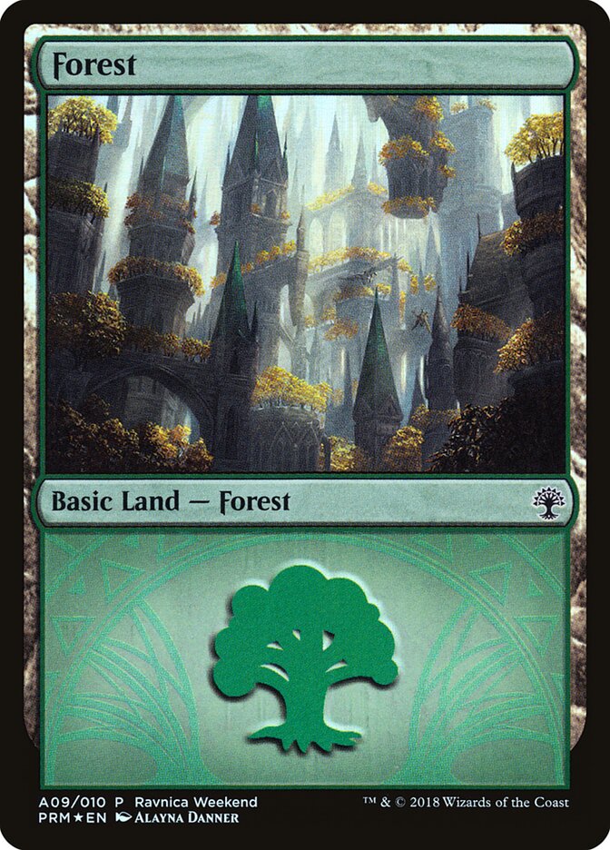 Forest (A09) - GRN Ravnica Weekend (PRWK)