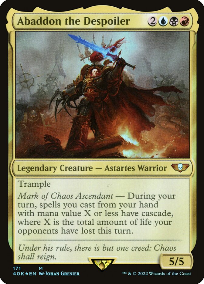 Abaddon the Despoiler (171) - Warhammer 40,000 Commander (40K)