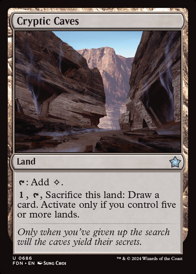 Cryptic Caves (686) - Foundations (FDN)