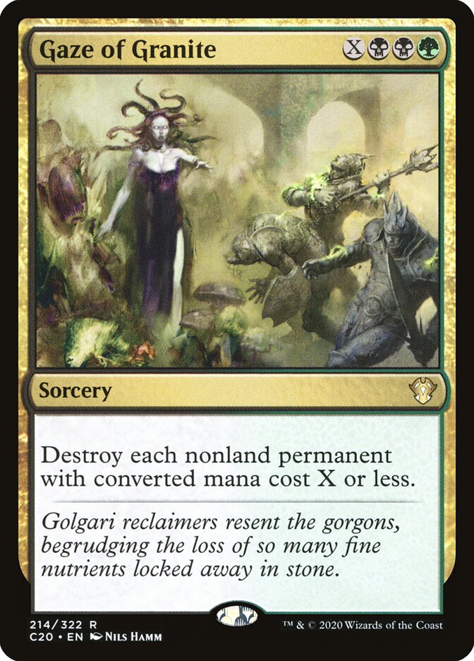 Gaze of Granite (214) - Commander 2020 (C20)