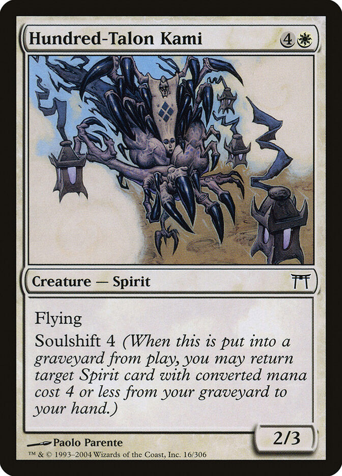 Hundred-Talon Kami (16) - Champions of Kamigawa (CHK)